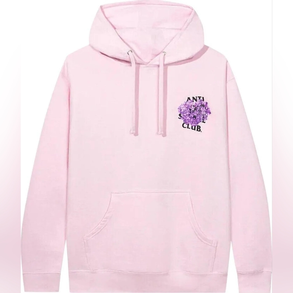Anti Social Social Club Pink Hoodie Large